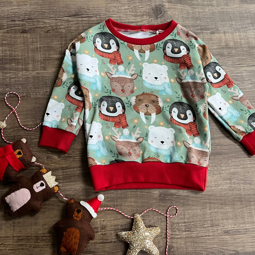 Christmas Jumper - Festive Woodland - Three Bear Clothing