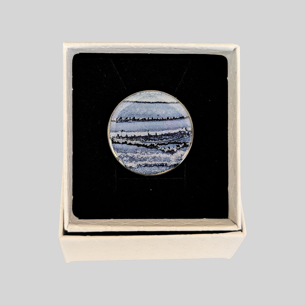 Stainless Steel Brooch - Nichol Stokes Designs