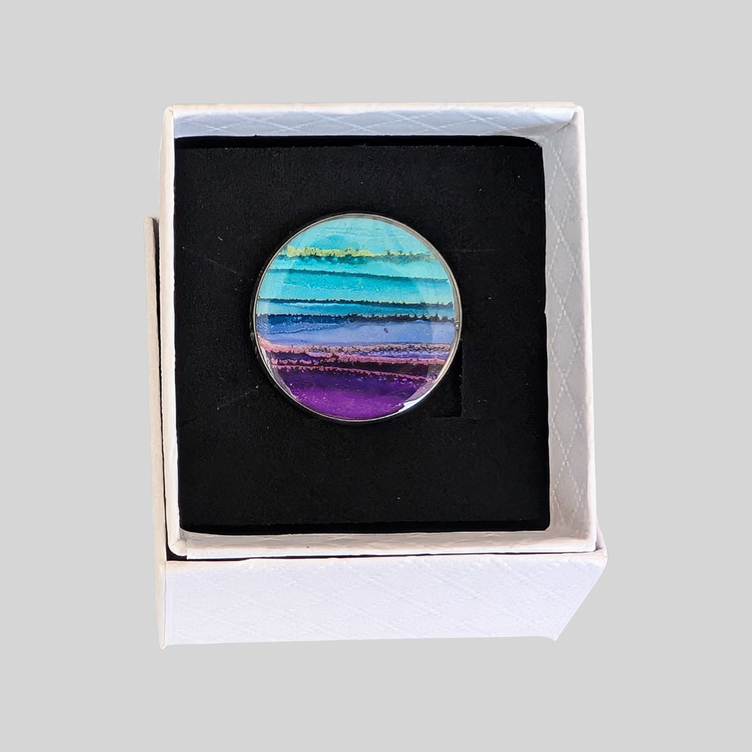 Stainless Steel Brooch - Nichol Stokes Designs