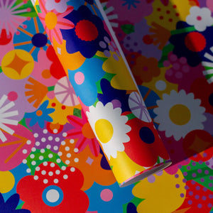 Bloom Gift Wrap - Floral Wrapping Paper - Studio Boketto