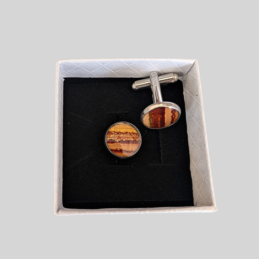 Stainless Steel Cuff Link - Nichol Stokes Designs