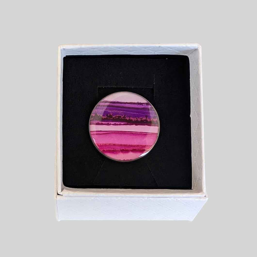 Stainless Steel Brooch - Nichol Stokes Designs