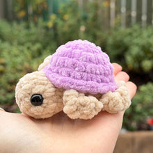 Load image into Gallery viewer, Crochet Baby/Children Plush Toy - UKCA Tested - Mini Turtle - Various Colours - Paw in Hand Crafts
