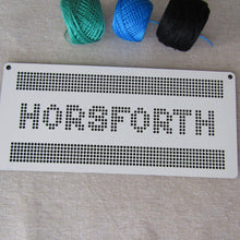 Load image into Gallery viewer, DIY Embroidery Kit - Horsforth Road Sign - Fred &amp; Bo - Yorkshire Gifts
