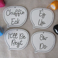 Load image into Gallery viewer, DIY Embroidery Kit- Yorkshire Slang Stitch Kit - Fred &amp; Bo - Yorkshire Gifts
