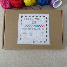 Load image into Gallery viewer, DIY Embroidery Kit- Yorkshire Slang Stitch Kit - Fred &amp; Bo - Yorkshire Gifts

