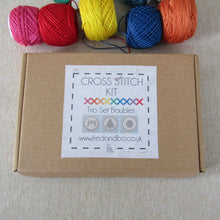 Load image into Gallery viewer, DIY Embroidery Kit- Set Of 3 Tree Decorations - Fred &amp; Bo
