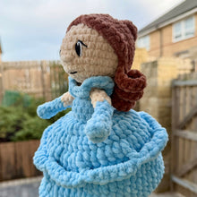 Load image into Gallery viewer, Crochet Baby/Children Plush Toy - UKCA Tested - Princess Doll - Paw in Hand Craft
