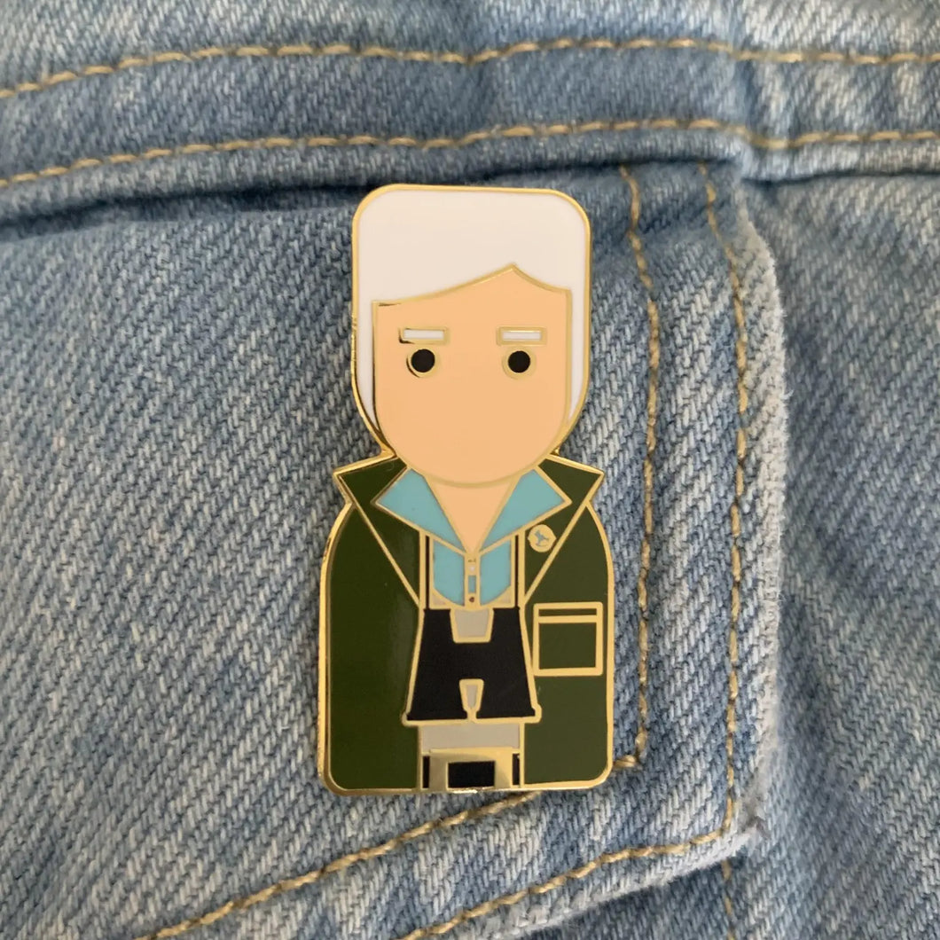 Enamel Pin - David Attenborough - Icons - Munchquin