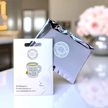 Load image into Gallery viewer, Enamel Pin - Fueled By Tea Pin Badge - The Little Pin Co
