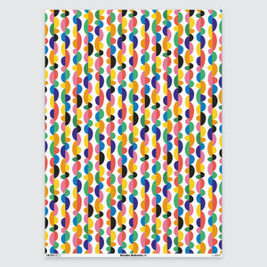 Gene Genie Abstract Pattern Gift Wrap - Studio Boketto