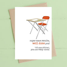 Load image into Gallery viewer, Super Exam Results - You Are Very Clever - Greetings Card - Dandelion Stationery
