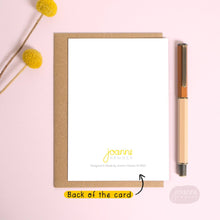 Load image into Gallery viewer, Paper Anniversary Card - 1st Wedding Anniversary - Joanne Hawker
