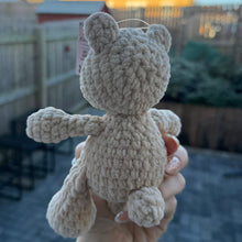 Load image into Gallery viewer, Crochet Baby/Children Plush Toy - UKCA Tested - Small Beige Teddy - Paw in Hand Crafts
