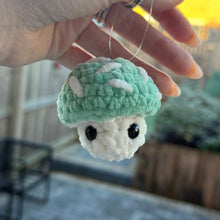 Load image into Gallery viewer, Crochet Baby/Children Plush Toy - UKCA Tested - Mushi Popper - Mushrooms - Various Colours - Paw in Hand Crafts
