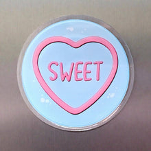 Load image into Gallery viewer, Acrylic Magnet - Love Heart Style - Lots of sayings - The Crafty Little Fox
