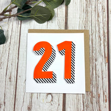 Load image into Gallery viewer, Birthday Card - 21st Birthday - 44 Ideas
