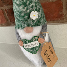 Load image into Gallery viewer, Gnome - Felt and Fabric - Yorkshire Gnome - Tweed - Quirky Threads Art
