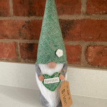 Load image into Gallery viewer, Gnome - Felt and Fabric - Yorkshire Gnome - Tweed - Quirky Threads Art
