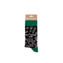 Load image into Gallery viewer, Best Teacher Ever Socks - Unisex Thank you Teacher Socks - Urban Eccentric
