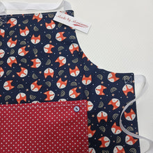 Load image into Gallery viewer, Childrens Apron - Kids Pinny - Fox - Made by Marianne Gifts
