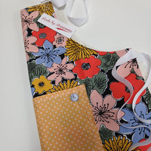 Load image into Gallery viewer, Childrens Apron - Kids Pinny - Bright Flowers - Made by Marianne Gifts

