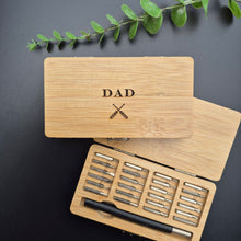 Load image into Gallery viewer, Engraved Bamboo Wood Tool Set - 24-in-1 Precision Screwdriver Kit - Dad - Dad Birthday /Fathers Day Gifts - Woodsmiths Family Business
