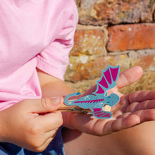 Load image into Gallery viewer, Craft Kits for Kids - Make It Move: Soaring Dragons Craft Kit for Kids - Activity Pack - Let's Make &amp; Do
