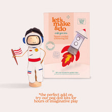 Load image into Gallery viewer, Crafting Kit for Children - Make Your Own Space Rocket - 3D Kids Colouring Craft Kit - Images by Let's Make &amp; Do
