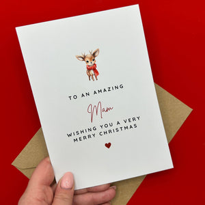 Mam Christmas Card - To an Amazing Mam - Swale Studios