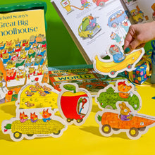 Load image into Gallery viewer, Greetings Card - Cheese Mouse Car - Die-cut Shaped card - Studio Boketto
