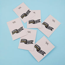 Load image into Gallery viewer, Sticker - Cool as F*ck But Cries a lot Vinyl Sticker - Sweary Sticker - Punky Pins
