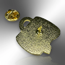 Load image into Gallery viewer, Enamel Pin - Fueled By Tea Pin Badge - The Little Pin Co
