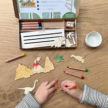 Load image into Gallery viewer, Create Your Own Dinosaur Scene - DIY Craft Kit for Kids - Cotton Twist
