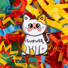 Load image into Gallery viewer, Lupuss Cat Enamel Pin - Lupus - Invisible Illness Club - Innabox
