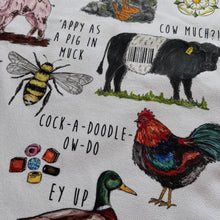 Load image into Gallery viewer, Tea Towel - A Reyt Yorkshire Tea Towel - HD Designs
