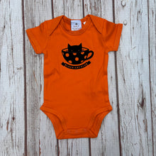 Load image into Gallery viewer, Baby Bodysuit - 100% Organic Cotton Babygro - Black Cat Club - 44 Ideas
