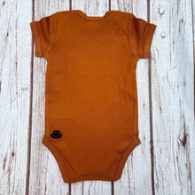 Load image into Gallery viewer, Baby Bodysuit - 100% Organic Cotton Babygro - 12 to 18 Months - Bourbon Biscuit - 44 Ideas
