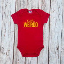 Load image into Gallery viewer, Baby Bodysuit - 100% Organic Cotton Babygro - 12 to 18 Months - Little Weirdo - 44 Ideas
