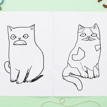 Load image into Gallery viewer, Meowstachio Cats Colouring Book - Jo Clark Design - Cat Lovers
