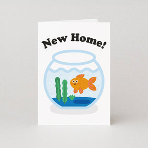 Goldfish New Home Card - Housewarming Cards - Studio Boketto