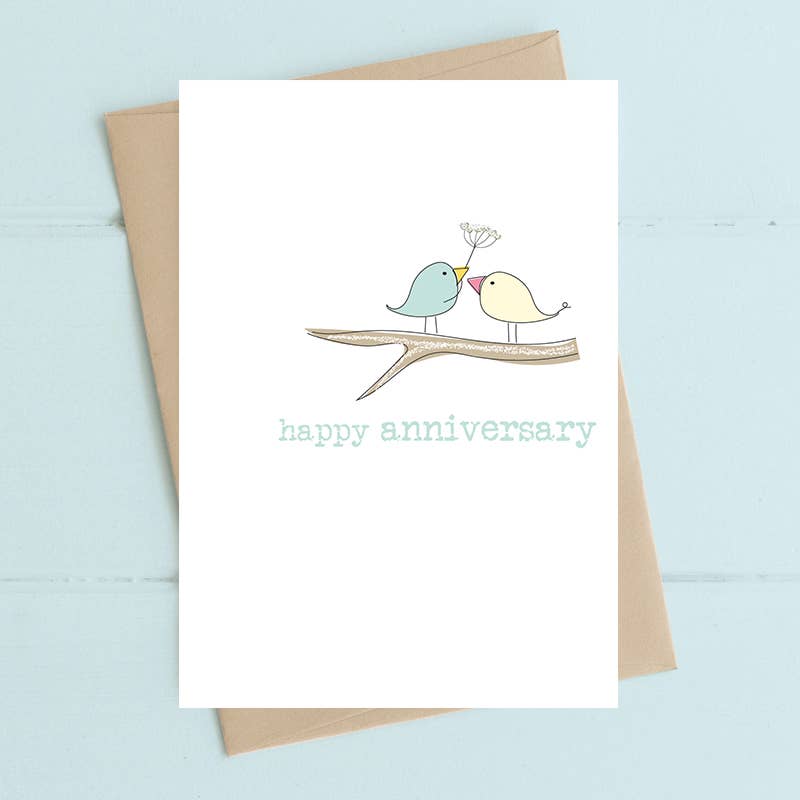 Happy Anniversary - Greetings Card - Dandelion Stationery