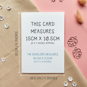 Oh to be Six – 6th Birthday Milestone Card - Crafty Project and Greetings Card - Two For Joy Illustration