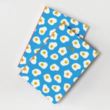 Load image into Gallery viewer, Notebook - Eggs Lined A5 Notebook - Fried Egg Stationery - Studio Boketto
