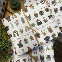 Load image into Gallery viewer, Christmas Gift Wrap - Santa Paws - Dogs - Dandelion Stationery
