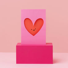 Load image into Gallery viewer, Greetings Card - Love Heart - Die Cut Cards - Valentines Day / Anniversary - Rumble Cards
