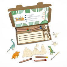 Load image into Gallery viewer, Create Your Own Dinosaur Scene - DIY Craft Kit for Kids - Cotton Twist
