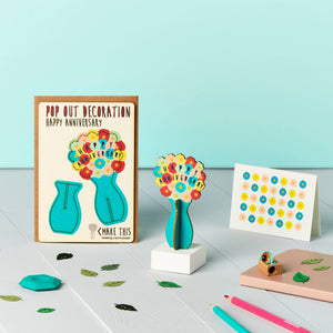 Happy Anniversary Card - Wooden Pop Out Card and Decoration - Card and gift in one - Anniversary - The Pop Out Card Company