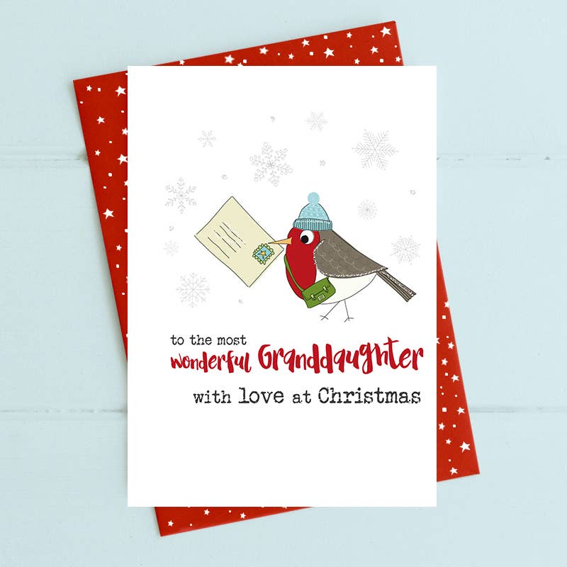 Granddaughter, With Love - Greetings Card - Dandelion Stationery