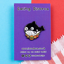 Load image into Gallery viewer, Eating Disorca - Eating Disorder Enamel Pin - Invisible Illness Club - Innabox
